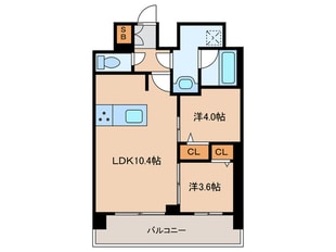 仮）ﾌﾟﾚｻﾝｽ大正ﾌﾚﾝｼﾞ(1302)の物件間取画像